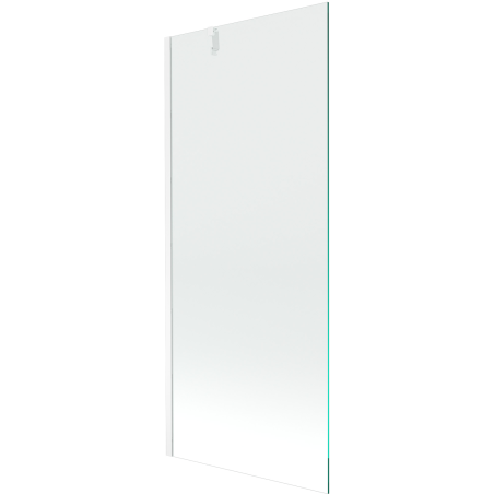 Mexen Next bath screen 1-wing 80 x 150 cm, transparent, white - 895-080-000-00-00-20