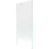 Mexen Next 1-wing bathtub screen 80 x 150 cm, transparent, White - 895-080-000-00-00-20