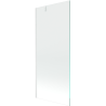 Mexen Next bath screen 1-wing 80 x 150 cm, transparent, white - 895-080-000-00-00-20