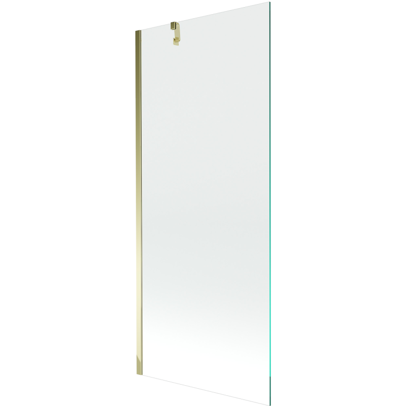 Mexen Next single-wing bathtub screen 80 x 150 cm, transparent, gold - 895-080-000-00-00-50