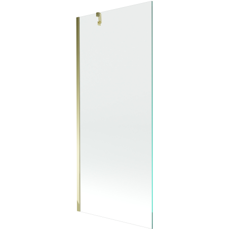 Mexen Next 1-wing bathtub screen 80 x 150 cm, transparent, Gold - 895-080-000-00-00-50