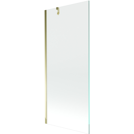 Mexen Next single-wing bathtub screen 80 x 150 cm, transparent, gold - 895-080-000-00-00-50