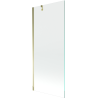 Mexen Next 1-wing bathtub screen 80 x 150 cm, transparent, Gold - 895-080-000-00-00-50