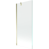 Mexen Next single-wing bathtub screen 80 x 150 cm, transparent, gold - 895-080-000-00-00-50