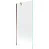 Mexen Next 1-panel Bathtub Screen 80 x 150 cm, Transparent, Rose Gold - 895-080-000-00-00-60