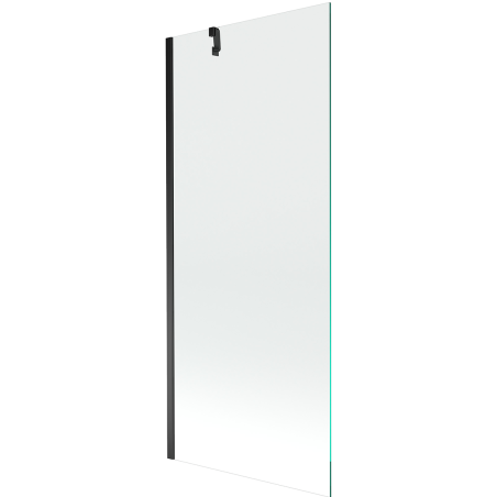 Mexen Next 1-panel bath screen 80 x 150 cm, transparent, black - 895-080-000-00-00-70