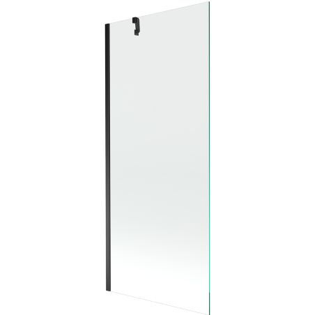 Mexen Next bathtub screen single-wing 80 x 150 cm, transparent, black - 895-080-000-00-00-70