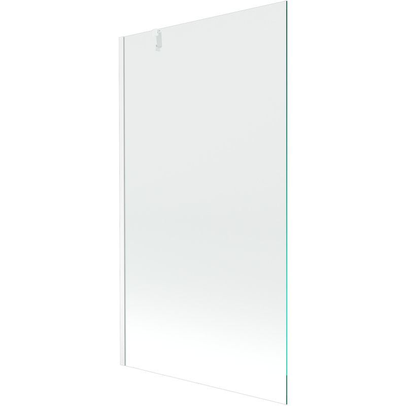Mexen Next 1-fold Shower Screen 90 x 150 cm, Transparent, White - 895-090-000-00-00-20