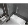 Mexen Next 1-wing bathtub screen 90 x 150 cm, transparent, White - 895-090-000-00-00-20