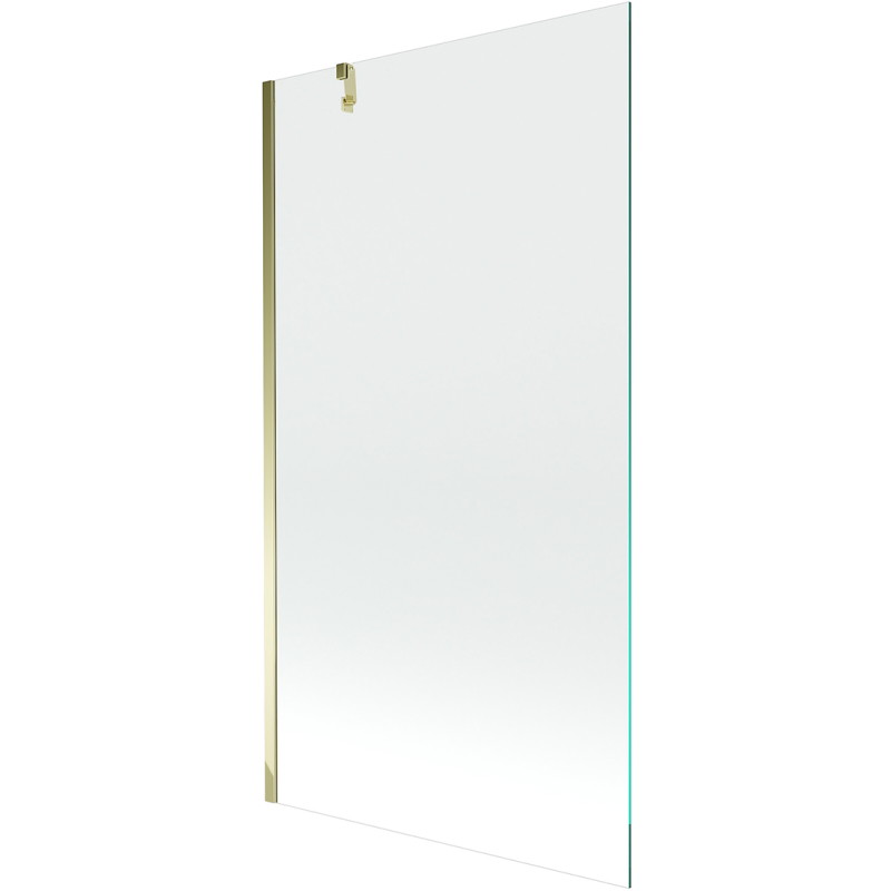 Mexen Next 1-wing bath screen 90 x 150 cm, transparent, gold - 895-090-000-00-00-50