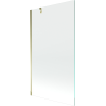 Mexen Next 1-panel bathtub screen 90 x 150 cm, transparent, gold - 895-090-000-00-00-50
