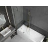Mexen Next 1-panel bath screen 90 x 150 cm, transparent, gold - 895-090-000-00-00-50