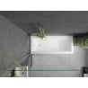 Mexen Next 1-panel bath screen 90 x 150 cm, transparent, gold - 895-090-000-00-00-50