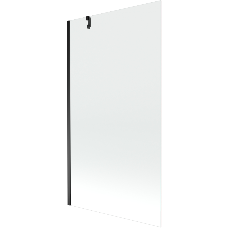Mexen Next bath screen 1-wing 90 x 150 cm, transparent, black - 895-090-000-00-00-70