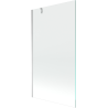 Mexen Next 1-panel bath screen 100 x 150 cm, transparent, chrome - 895-100-000-00-00-01