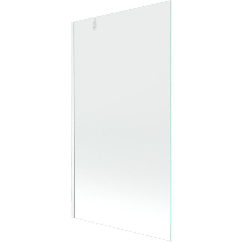 Mexen Next 1-panel bathtub screen 100 x 150 cm, transparent, white - 895-100-000-00-00-20