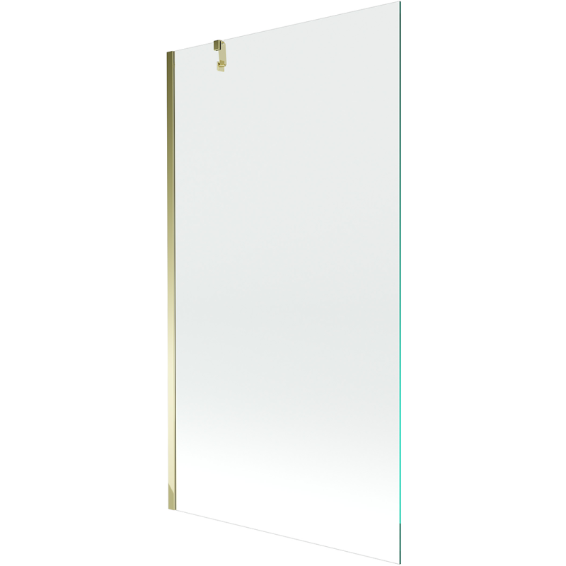 Mexen Next 1-wing bathtub screen 100 x 150 cm, transparent, Gold - 895-100-000-00-00-50