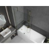 Mexen Next 1-panel bathtub screen 100 x 150 cm, transparent, gold - 895-100-000-00-00-50