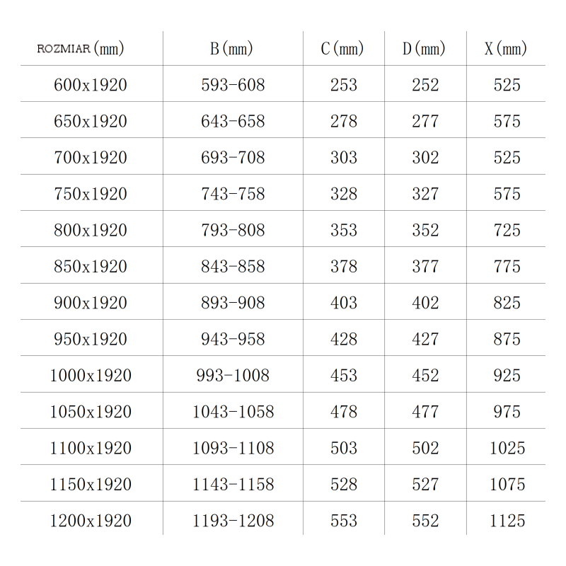 Mexen Lima 80 cm Folding Shower Door, Graphite, Chrome - 856-080-000-01-40