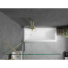Mexen Next 1-panel bathtub screen 100 x 150 cm, transparent, gold - 895-100-000-00-00-50