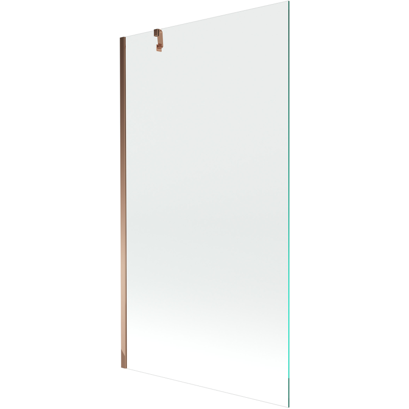 Mexen Next 1-wing bathtub screen 100 x 150 cm, transparent, Rose gold - 895-100-000-00-00-60