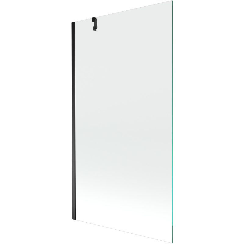 Mexen Next 1-wing bathtub screen 100 x 150 cm, transparent, Black - 895-100-000-00-00-70