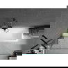 Mexen Next 1-wing bathtub screen 100 x 150 cm, transparent, Black - 895-100-000-00-00-70
