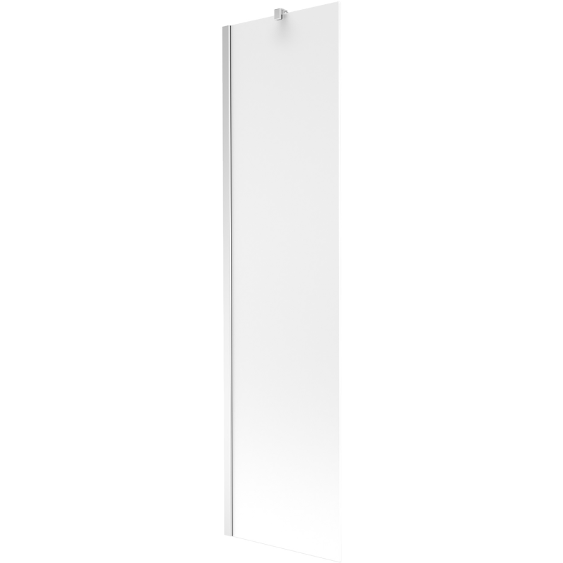 Mexen Next 1-panel Bath Screen 50 x 150 cm, Frosted, Chrome - 895-050-000-00-30-01
