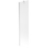 Mexen Next 1-Panel Bathtub Screen 50 x 150 cm, Frosted, Chrome - 895-050-000-00-30-01