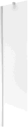 Mexen Next 1-panel Bath Screen 50 x 150 cm, Frosted, Chrome - 895-050-000-00-30-01