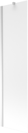 Mexen Next 1-panel bathtub screen 50 x 150 cm, frost, chrome - 895-050-000-00-30-01