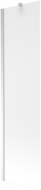 Mexen Next 1-wing bathtub screen 50 x 150 cm, Frosted, Chrome - 895-050-000-00-30-01