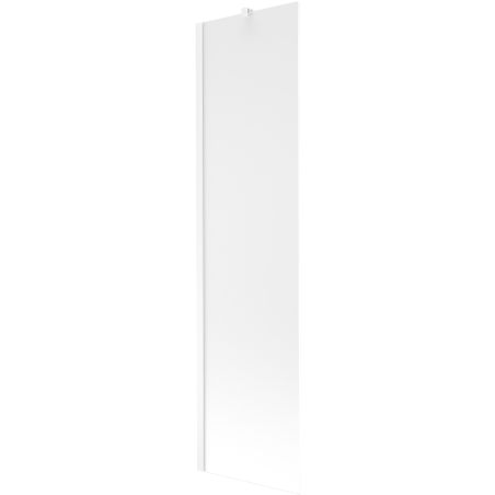 Mexen Next 1-Panel Bathtub Screen 50 x 150 cm, Frosted, White - 895-050-000-00-30-20
