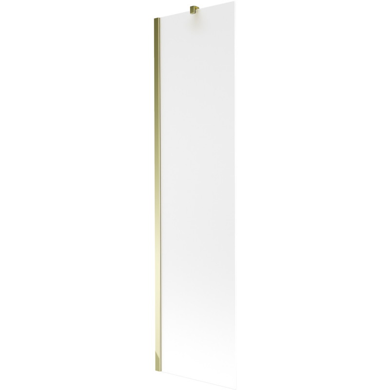 Mexen Next 1-wing bathtub screen 50 x 150 cm, frost, gold - 895-050-000-00-30-50