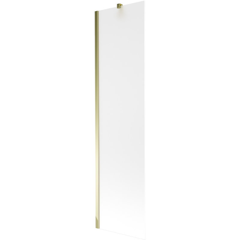 Mexen Next 1-wing Shower Screen 50 x 150 cm, Frosted, Gold - 895-050-000-00-30-50