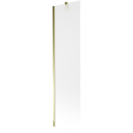 Mexen Next 1-wing bathtub screen 50 x 150 cm, Frosted, Gold - 895-050-000-00-30-50