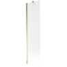 Mexen Next 1-wing bathtub screen 50 x 150 cm, frost, gold - 895-050-000-00-30-50