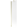 Mexen Next 1-wing bathtub screen 50 x 150 cm, Frosted, Gold - 895-050-000-00-30-50