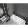 Mexen Next 1-wing bathtub screen 50 x 150 cm, frost, gold - 895-050-000-00-30-50