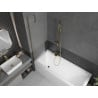 Mexen Next 1-wing Shower Screen 50 x 150 cm, Frosted, Gold - 895-050-000-00-30-50