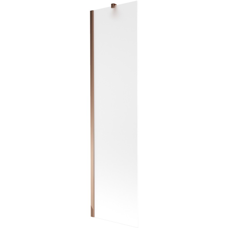 Mexen Next bathtub screen 1-wing 50 x 150 cm, frost, rose gold - 895-050-000-00-30-60