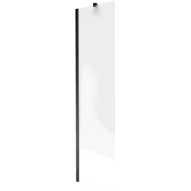 Mexen Next 1-door Bath Screen 50 x 150 cm, Frosted, Black - 895-050-000-00-30-70
