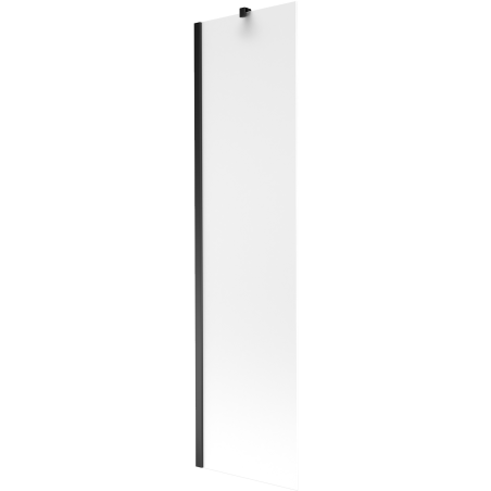 Mexen Next bathtub screen 1-panel 50 x 150 cm, frost, black - 895-050-000-00-30-70