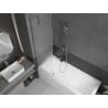 Mexen Next 1-wing bath screen 60 x 150 cm, frost, chrome - 895-060-000-00-30-01