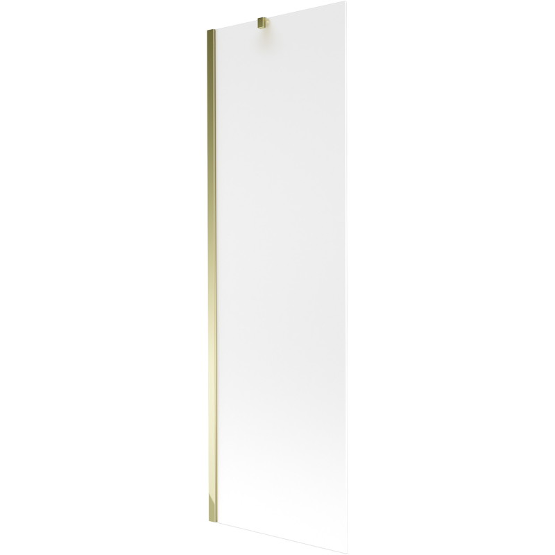 Mexen Next 1-panel bathtub screen 60 x 150 cm, frosted, gold - 895-060-000-00-30-50
