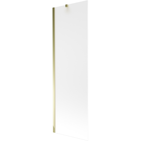 Mexen Next 1-wing bathtub screen 60 x 150 cm, Frosted, Gold - 895-060-000-00-30-50