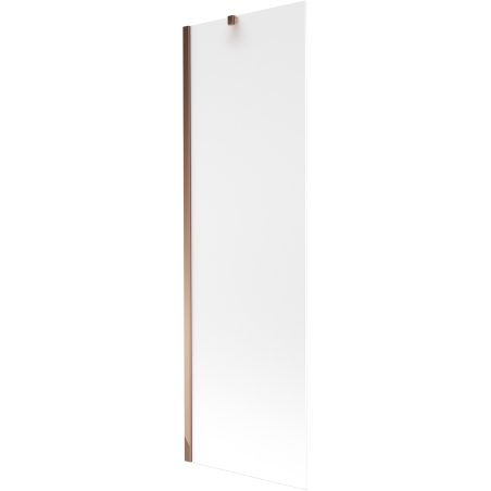 Mexen Next 1-panel Bath Screen 60 x 150 cm, Frost, Rose Gold - 895-060-000-00-30-60