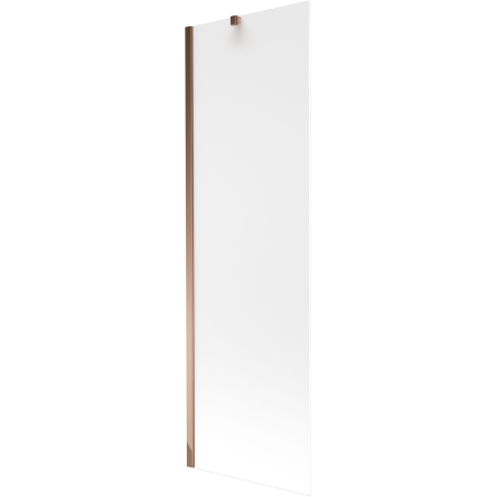 Mexen Next 1-wing 60 x 150 cm bath screen, frost, rose gold - 895-060-000-00-30-60