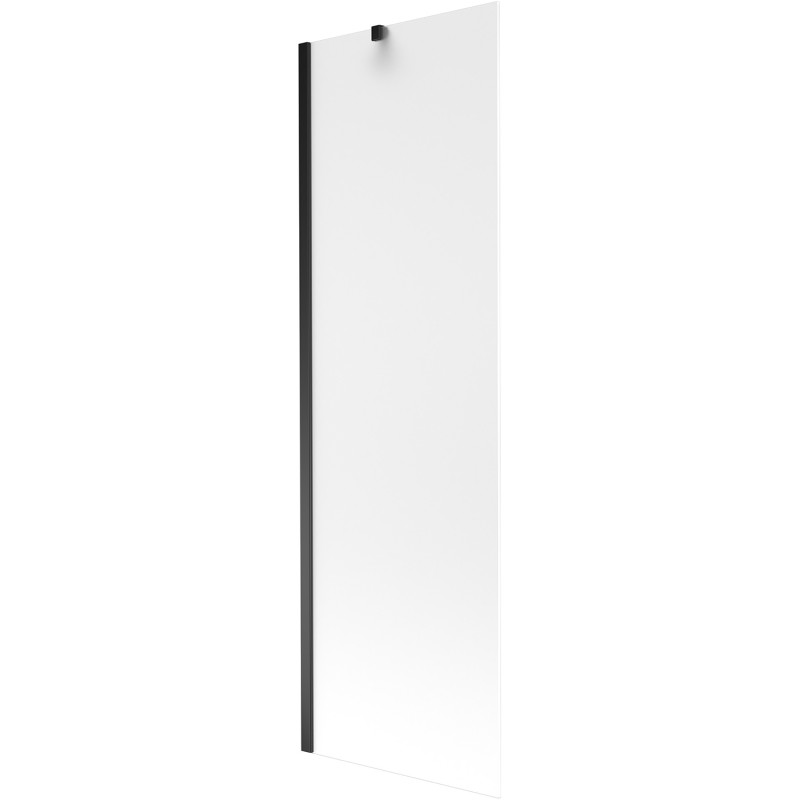 Mexen Next bathtub screen 1-wing 60 x 150 cm, frost, black - 895-060-000-00-30-70