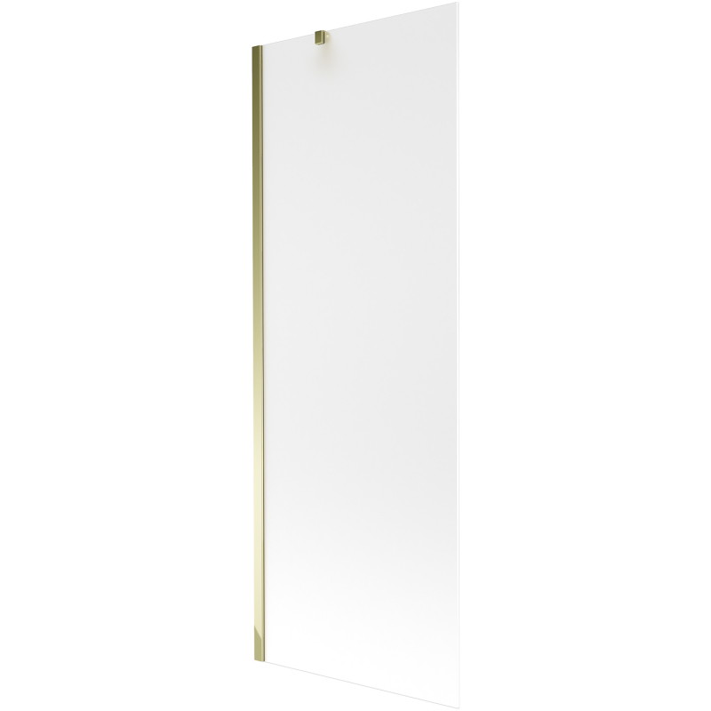 Mexen Next 1-leaf Bath Screen 70 x 150 cm, Frosted, Gold - 895-070-000-00-30-50
